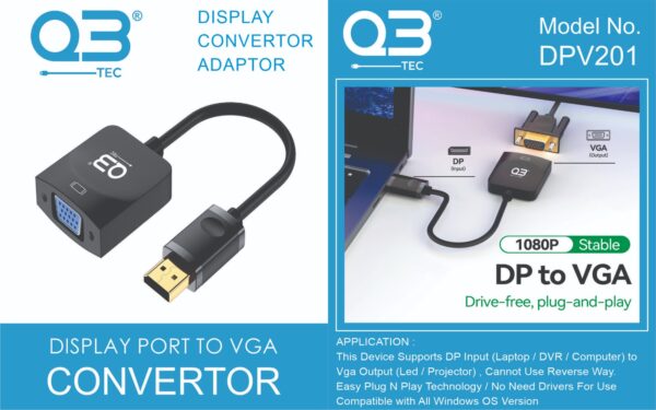DISPLAY PORT TO VGA CONVERTOR