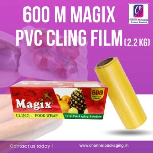 PVC CLING FILM ROLL 600 MTR