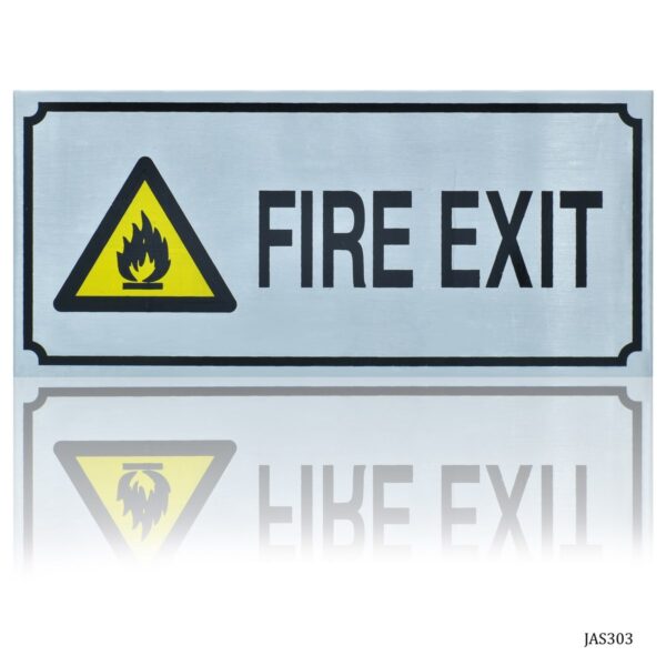 FIRE EXIT PLATE