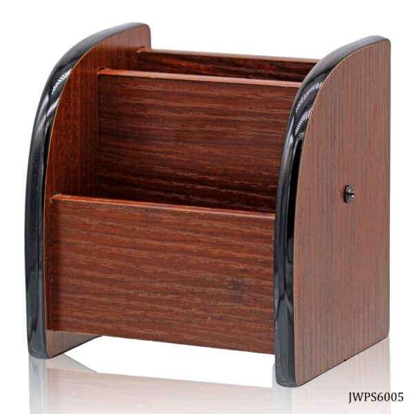 WOODEN PEN STAND